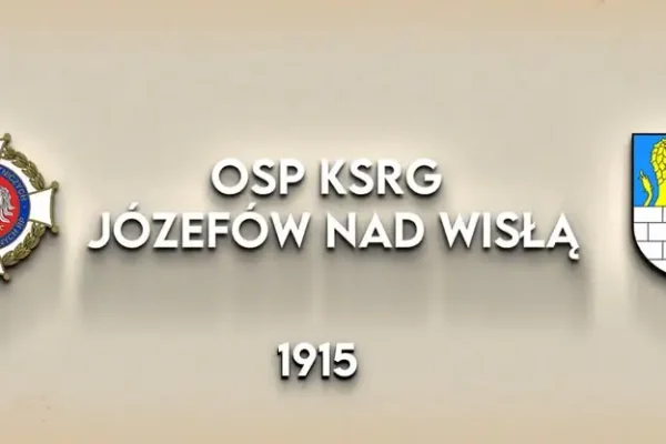 Wypadek w Borze – akcja ratunkowa OSP Józefów nad Wisłą