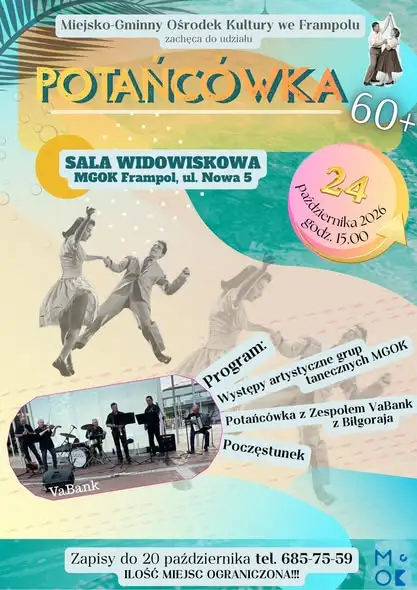 MGOK Frampol zaprasza na październikowe wydarzenia: warsztaty dla Pań i potańcówka 60+