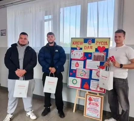 42 osoby oddały krew w Regionalnym Centrum Edukacji Zawodowej w Biłgoraju