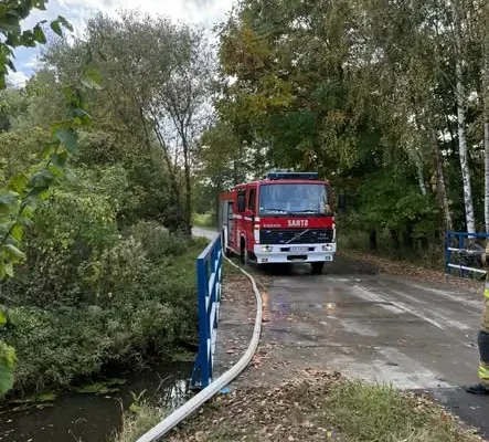 Ćwiczenia OSP: pierwsza pomoc, ratownictwo wysokościowe i pożar lasu