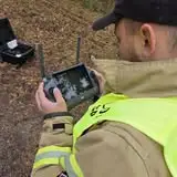 Wypadek na DW 863 pod Tarnogrodem. Sześć zastępów w akcji
