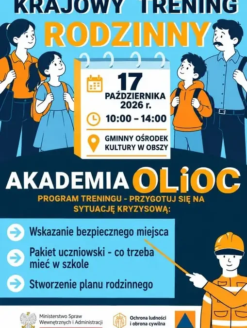 Krajowy Trening Rodzinny w Obszy – jak przygotować się na kryzys?