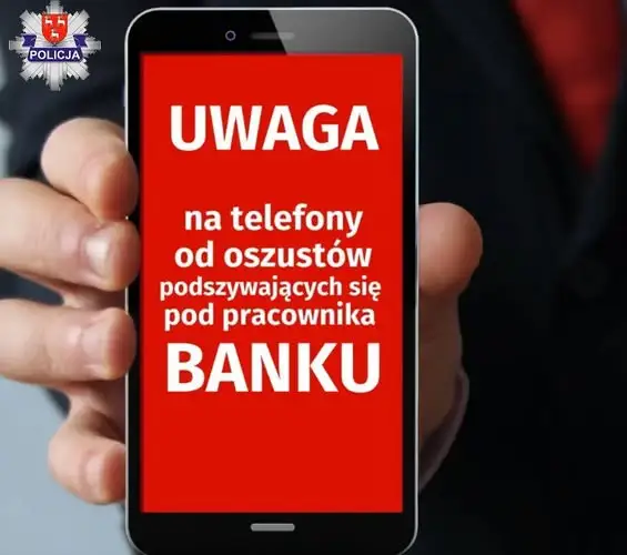 Oszuści podają się za bankowców. 22-latek z Łukowa stracił pieniądze