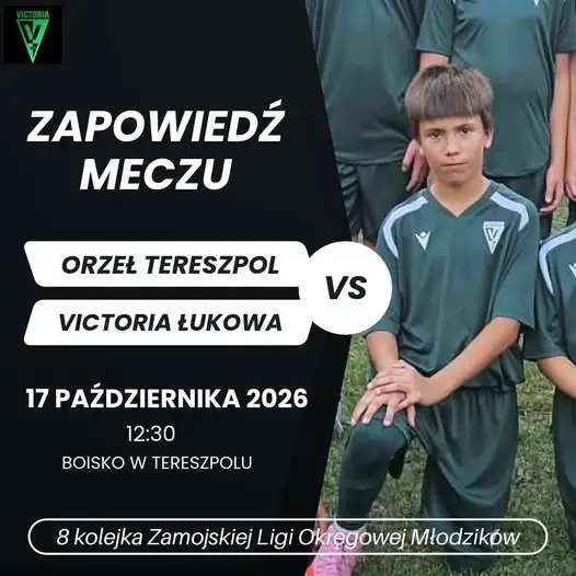 Victoria Luków Młodzik przed ósmą kolejką: wyjazd do Tereszpolu po utrzymanie fotelu lidera