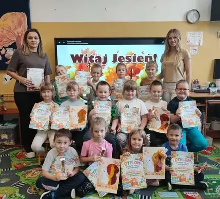 Wiewiórkowe emocje w bibliotece: Grupa Kotki z wizytą w Kocudzy