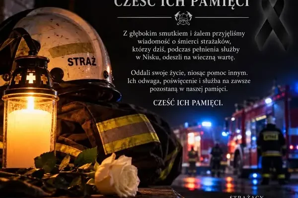 Tragedia w Nisku: Strażacy z OSP Kocudza Druga oddali życie na służbie