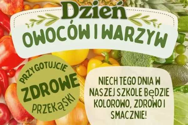 Dzień Owoców i Warzyw w Szkole Podstawowej w Aleksandrowie – już w środę 21 października