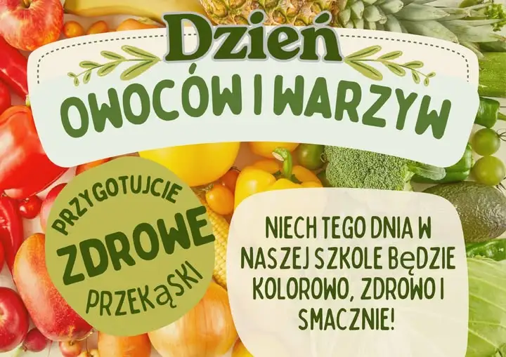 Dzień Owoców i Warzyw w Szkole Podstawowej w Aleksandrowie – już w środę 21 października