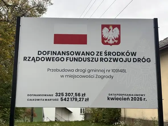 Nowa droga w Zagrodach oficjalnie oddana do użytku