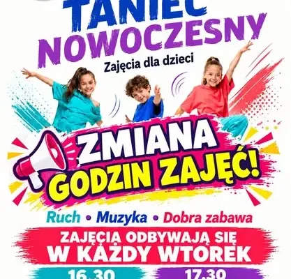 Nowe godziny tańca nowoczesnego i twórcze warsztaty plastyczne w Kocudzy Trzeciej