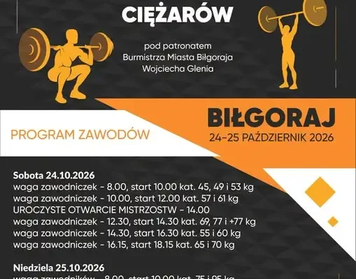 Biłgoraj gospodarzem Mistrzostw Krajowego Zrzeszenia LZS U17 w podnoszeniu ciężarów