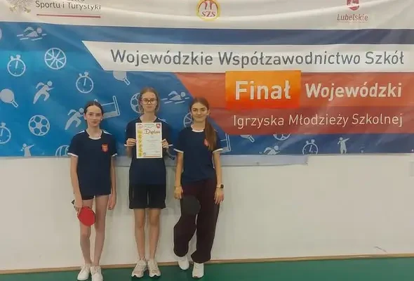 Tenisistki stołowe z Goraja piąte w województwie lubelskim