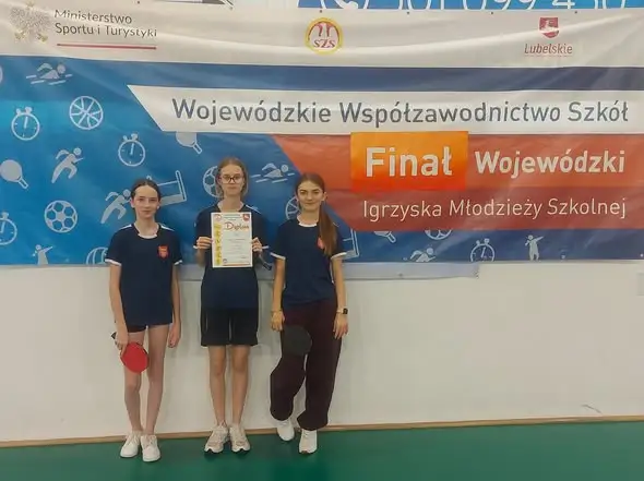 Tenisistki stołowe z Goraja piąte w województwie lubelskim