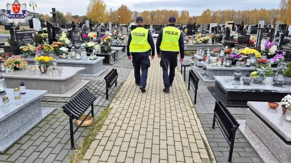 Bezpieczne przygotowania do Wszystkich Świętych – rady policji z Łukowa
