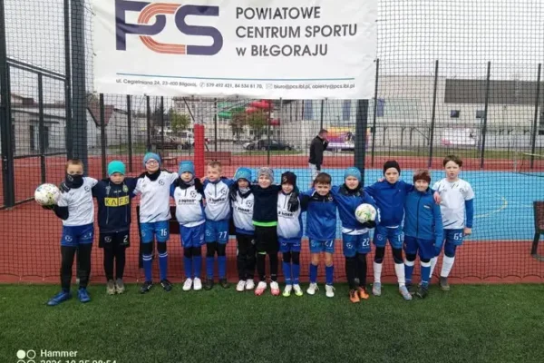 Młodzi piłkarze BKS Biłgoraj rocznik 2018 z udanym turniejem ligowym