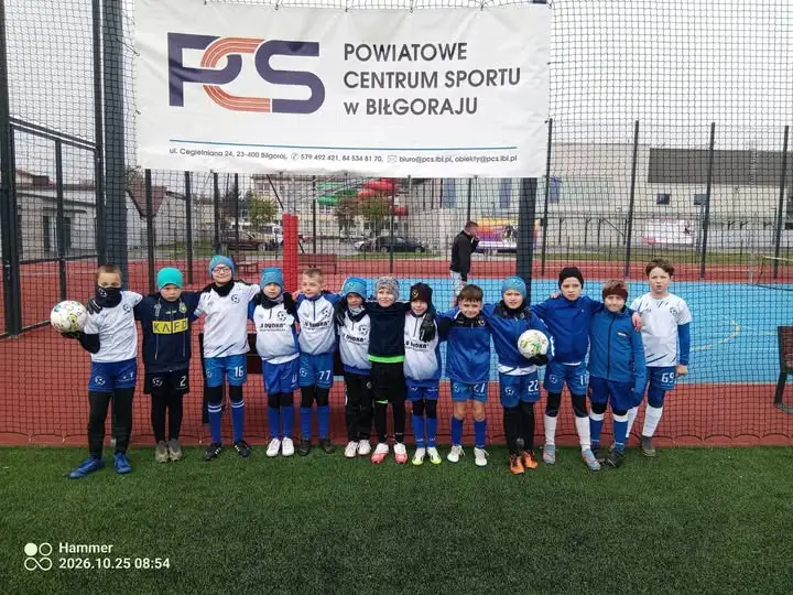 Młodzi piłkarze BKS Biłgoraj rocznik 2018 z udanym turniejem ligowym