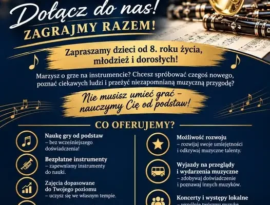 Orkiestra Dęta z Potoku Górnego zaprasza na nabór – zagrają nawet ci, którzy nie mieli instrumentu w ręku